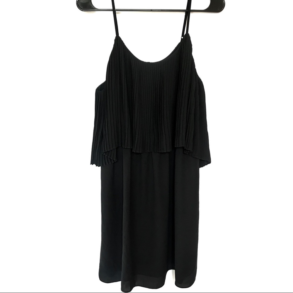 Mossimo (Target) Black Pleated Front dress